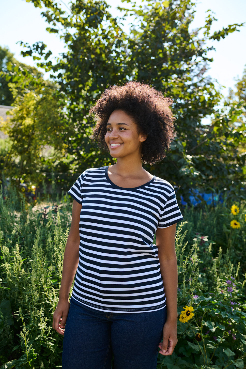 Fairtrade Organic Loose Fit T-shirt: Womens
