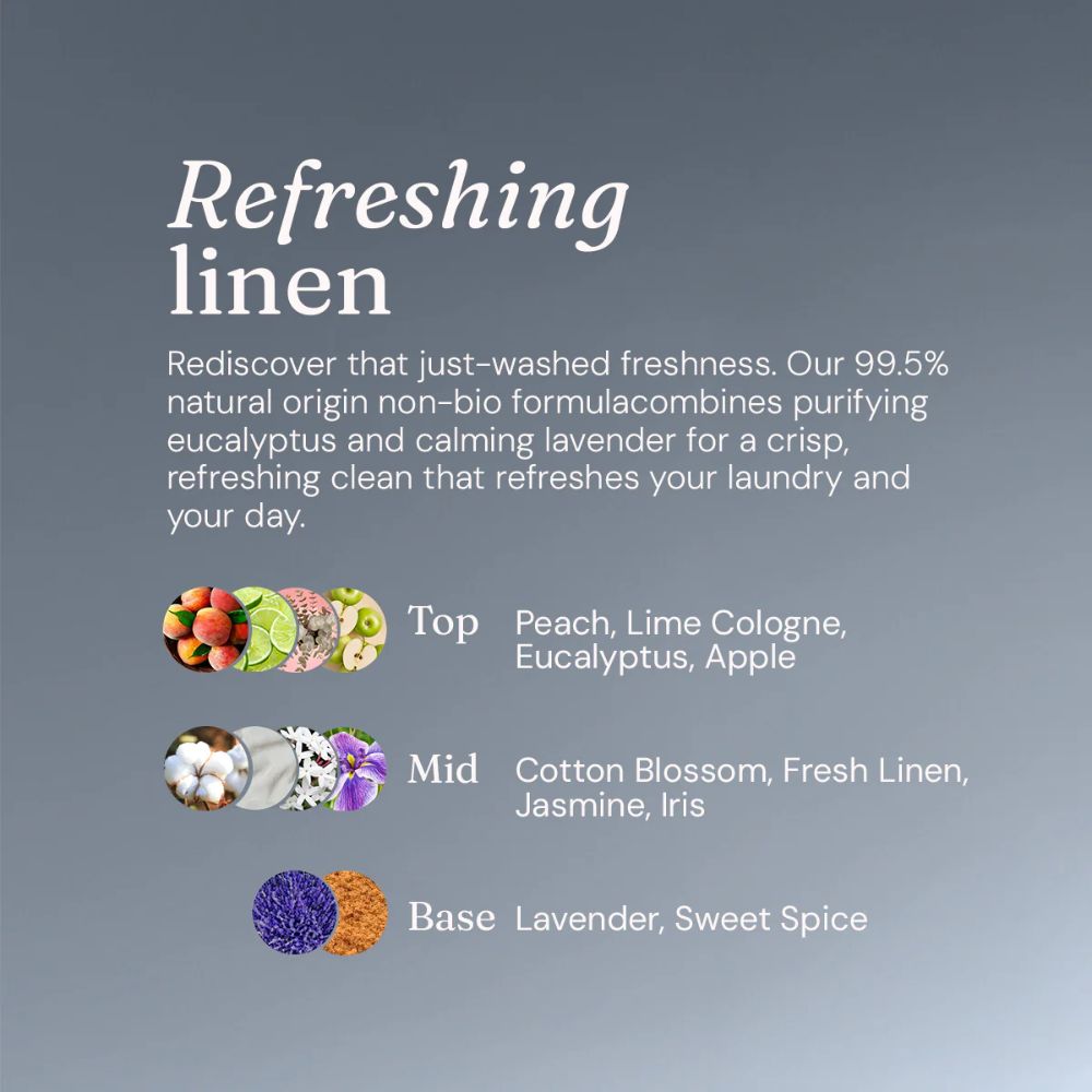 Laundry Liquid - Refreshing Linen 1L Refill | 30 Washes
