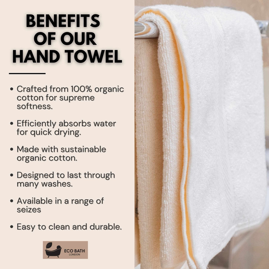 Organic Cotton Hand Towel - 50x100cm