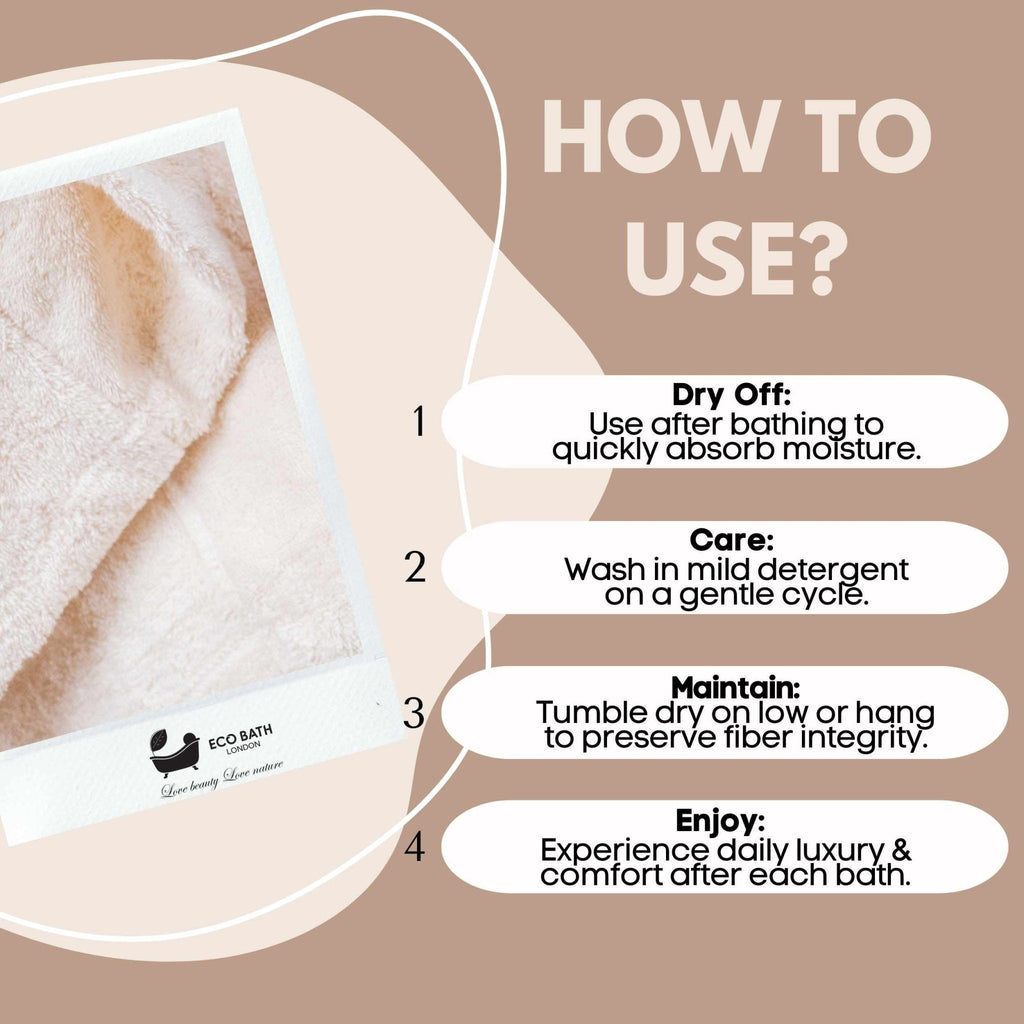 Organic Cotton Hand Towel - 50x100cm