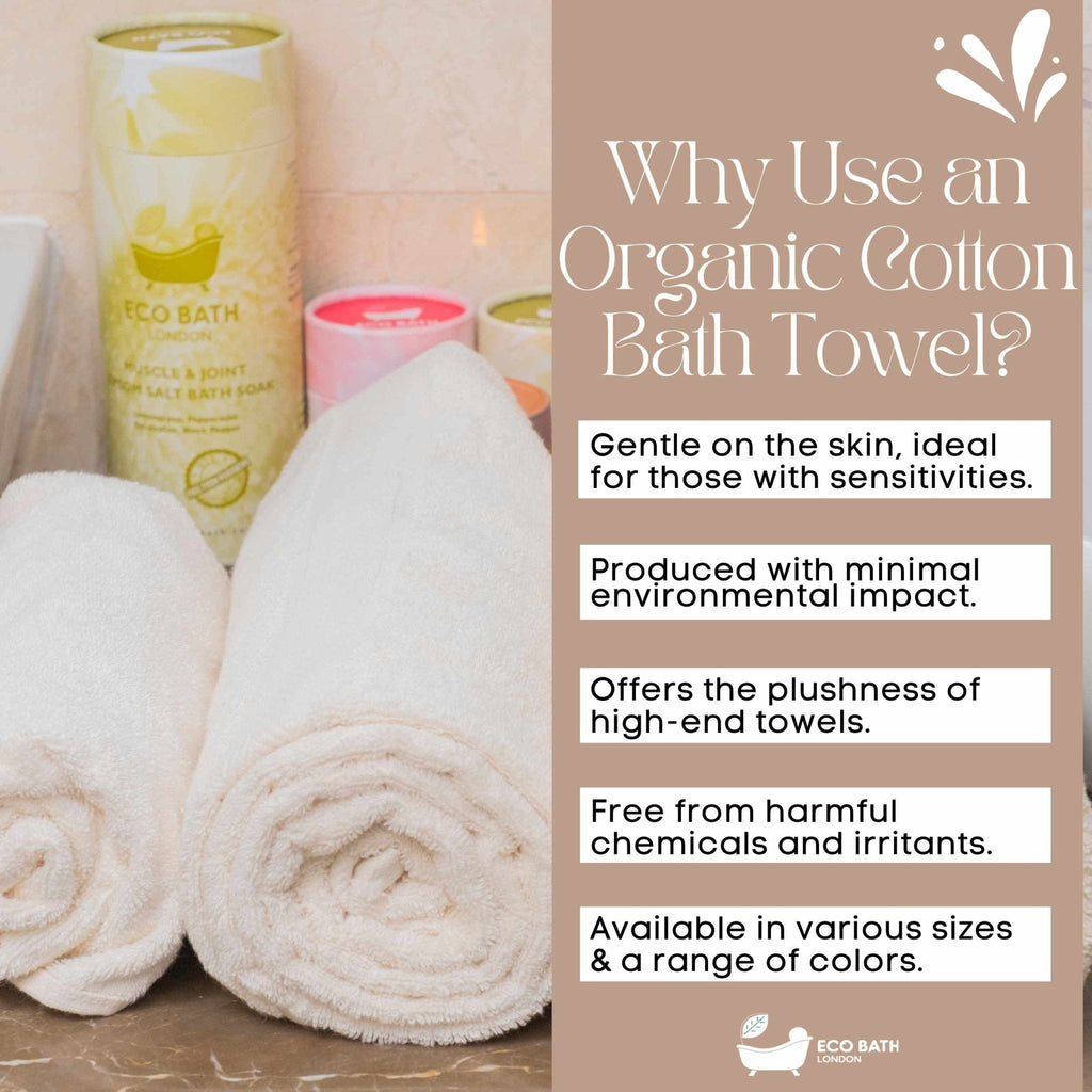 Organic Cotton Hand Towel - 50x100cm