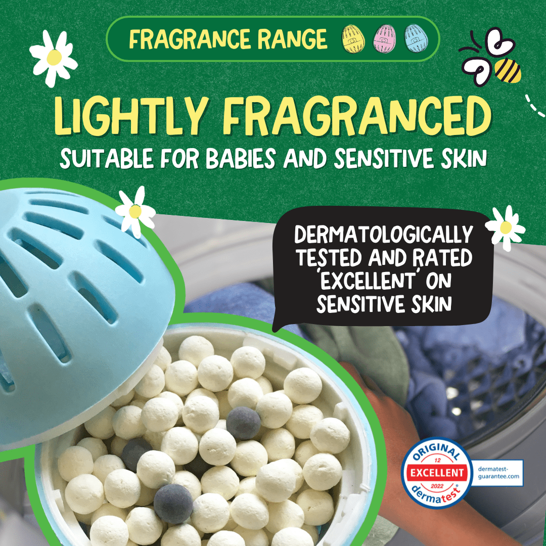 Enzyme Laundry Egg Detergent Refill Pellets – Sensitive Skin, Aquatic-Friendly, Vegan Formula