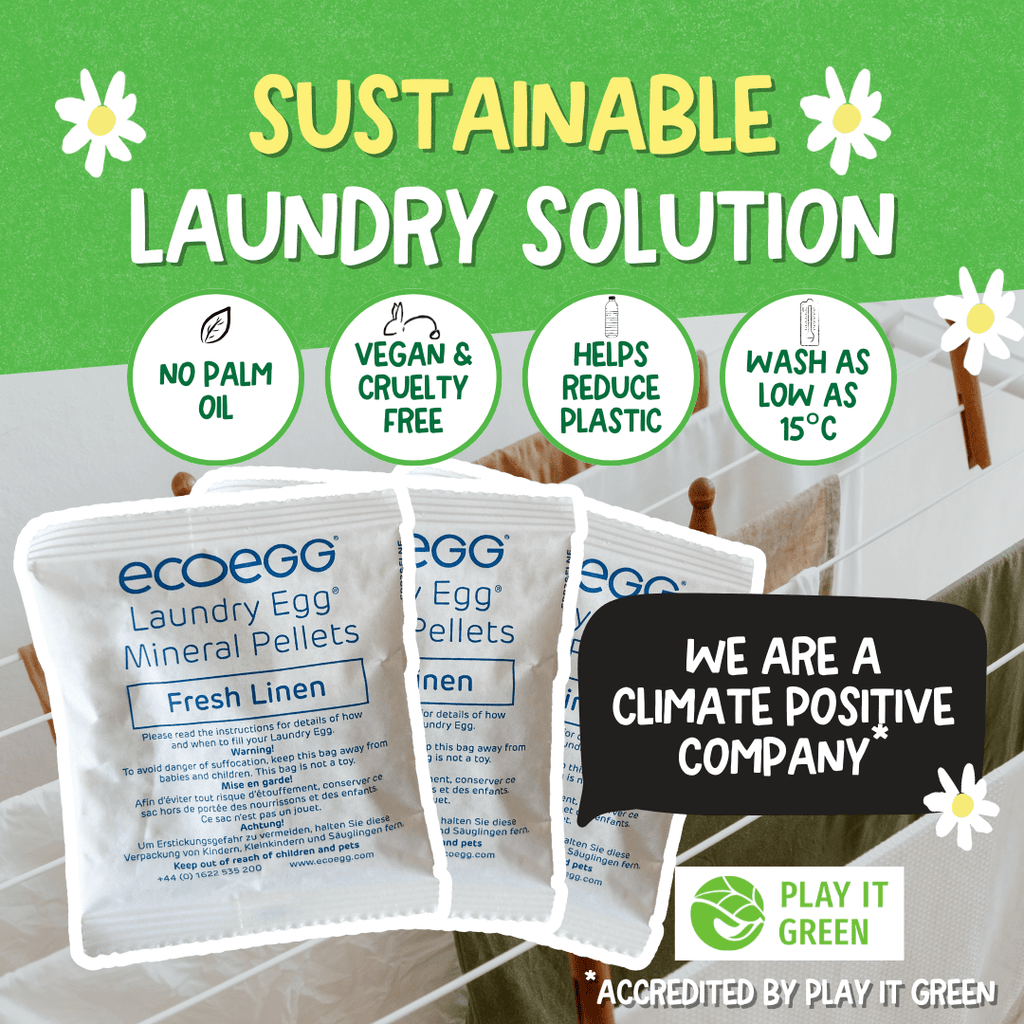 Enzyme Laundry Egg Detergent Refill Pellets – Sensitive Skin, Aquatic-Friendly, Vegan Formula
