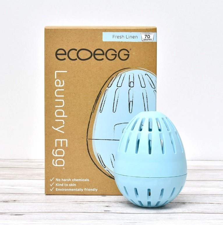 Laundry Egg with Fresh Linen Detergent Pellets - Eco Washing Egg, 70 Washes
