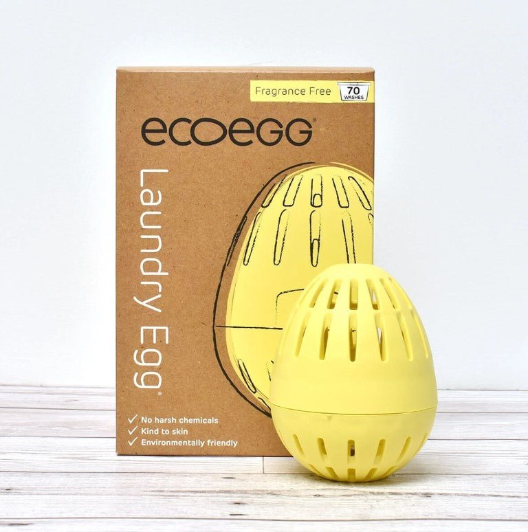 Laundry Egg with Fragrance Free Detergent Pellets - Eco Washing Egg, 70 Washes