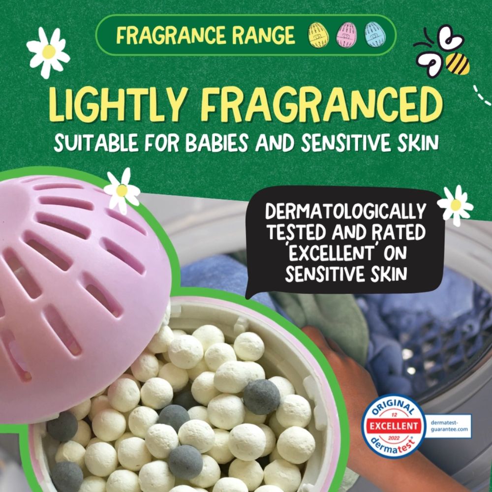 Spring Blossom Detergent Refill Pellets - Eco Washing, 50 Washes