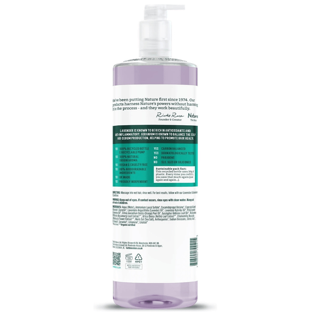 Lavender & Geranium Shampoo – 1L