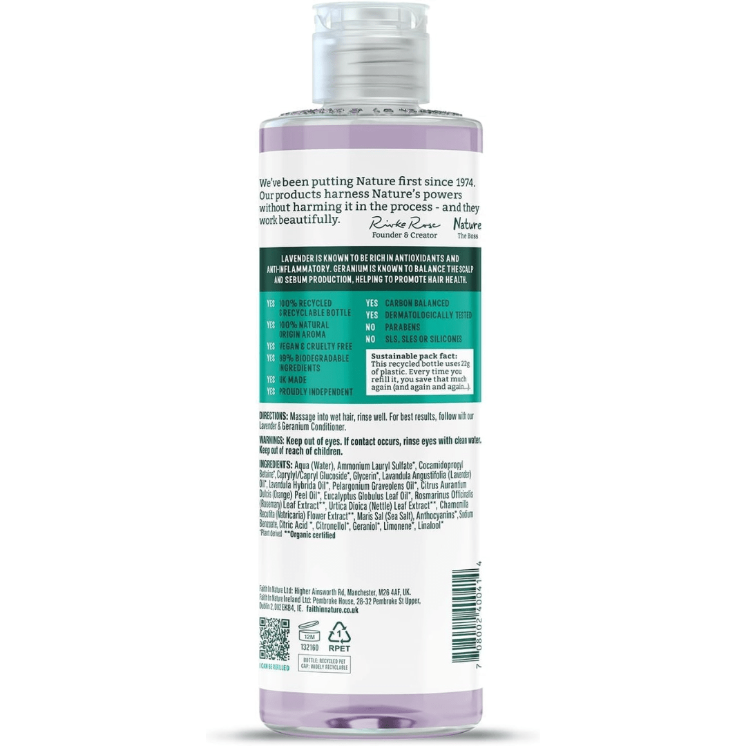 Lavender & Geranium Shampoo – 400ml