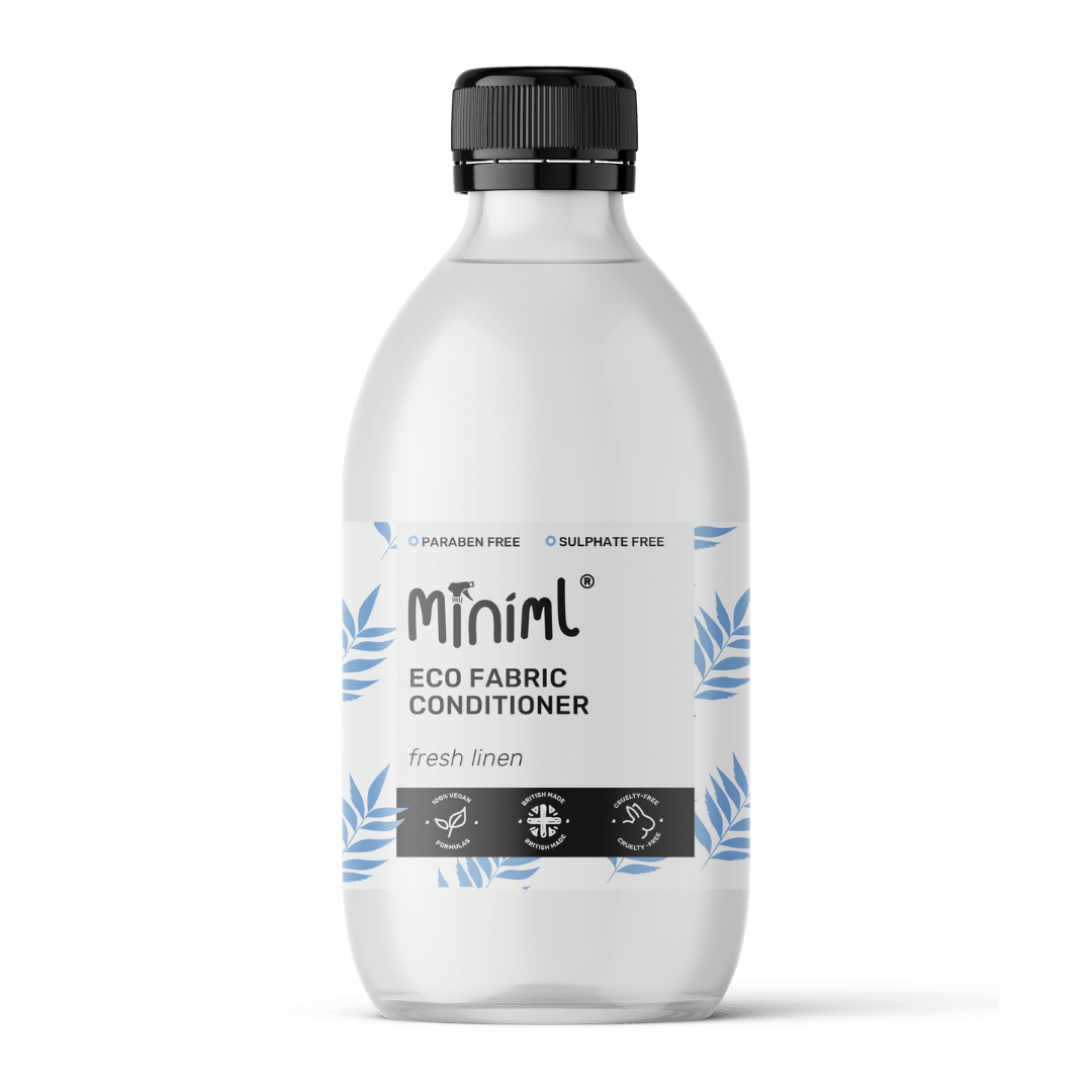 Fresh Linen Fabric Conditioner – 500ml Refillable Glass Bottle