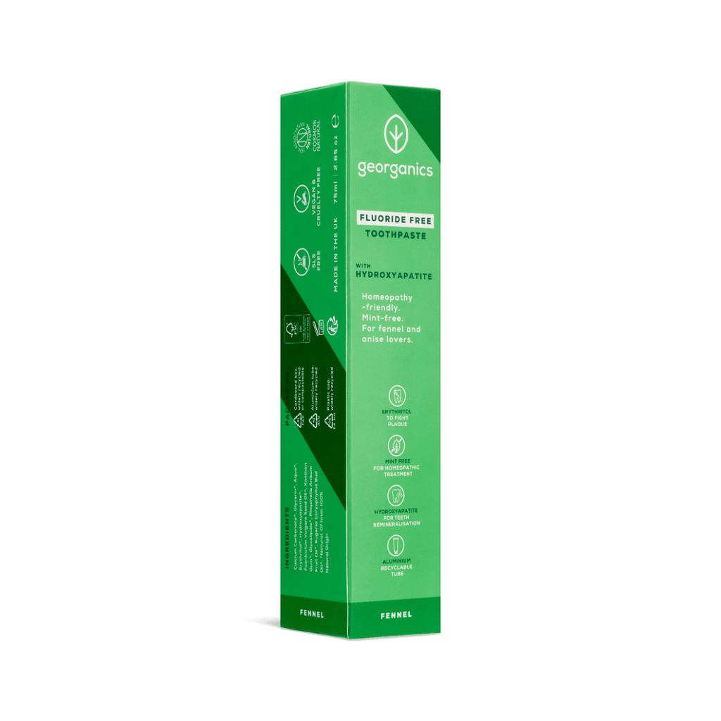 Fluoride-Free Fennel Toothpaste with Hydroxyapatite