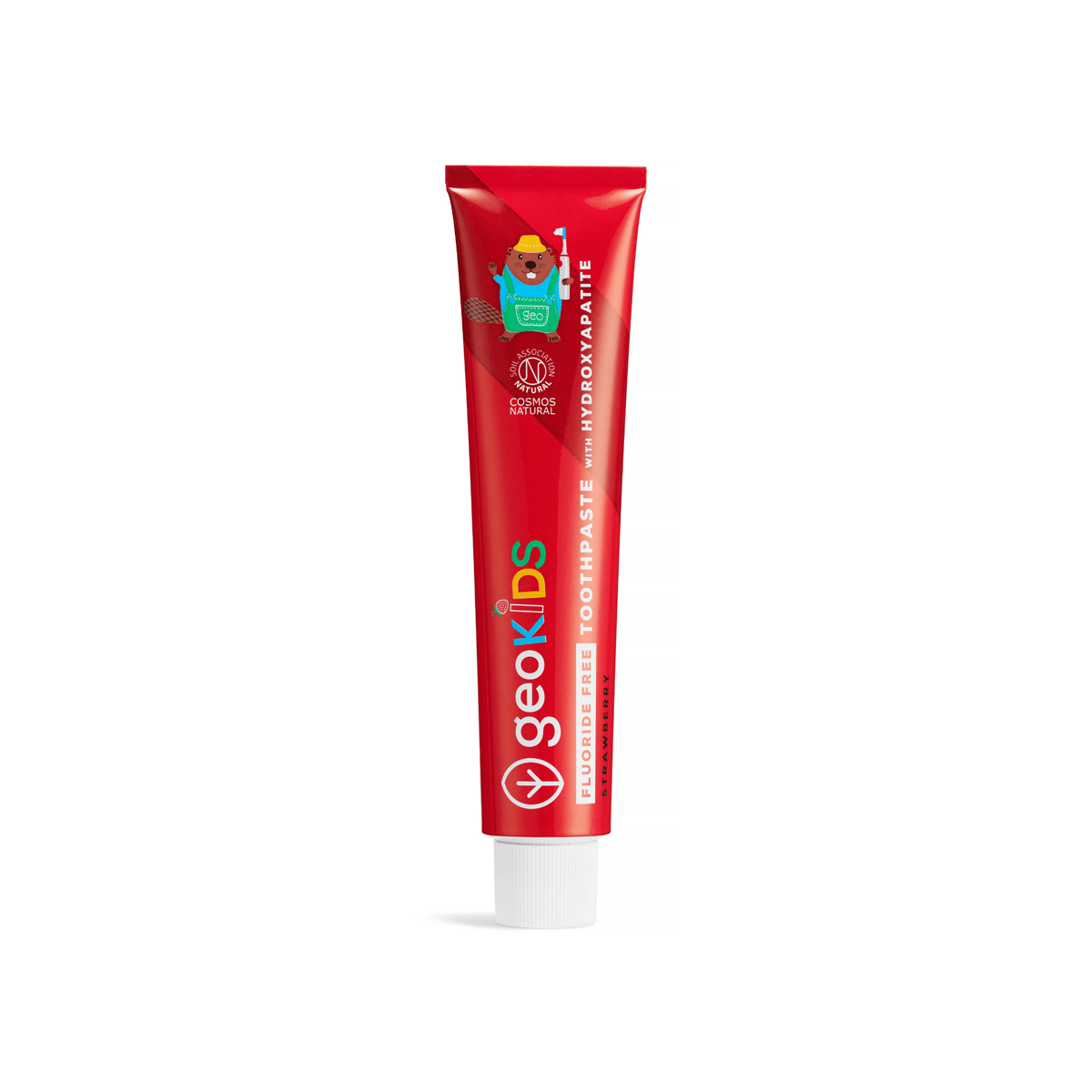 Kids Fluoride-Free Toothpaste with Hydroxyapatite – Strawberry