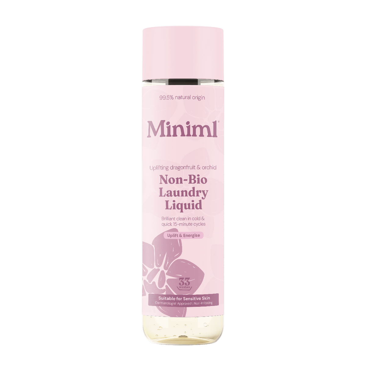 Non-Bio Laundry Liquid Pink Dragonfruit + Orchid 1L for Sensitive Skin