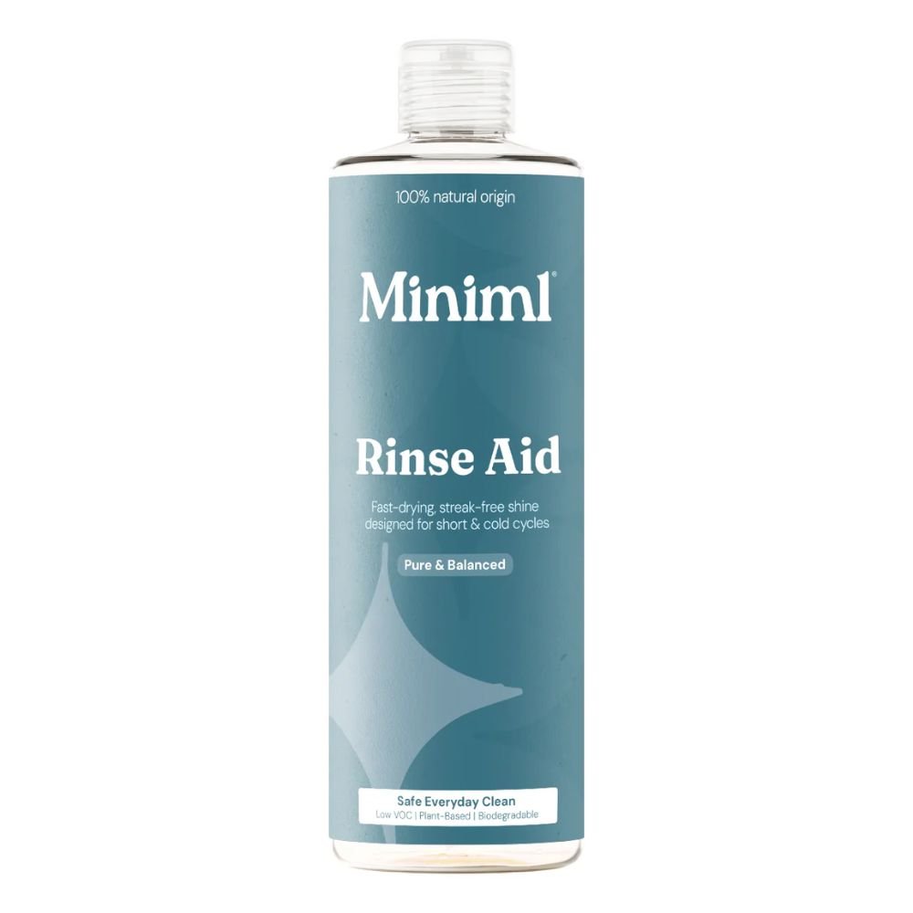 Pure Fragrance Free Dishwasher Rinse Aid 400ml Plant-Based Formula