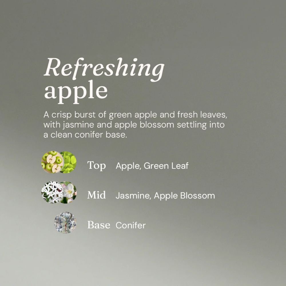Refreshing Apple Washing Up Liquid 400ml Plant-Based Dish Soap