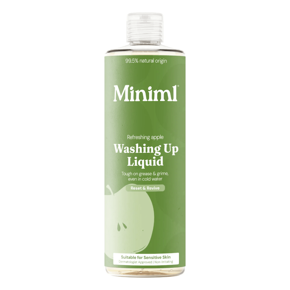 Refreshing Apple Washing Up Liquid 400ml Plant-Based Dish Soap